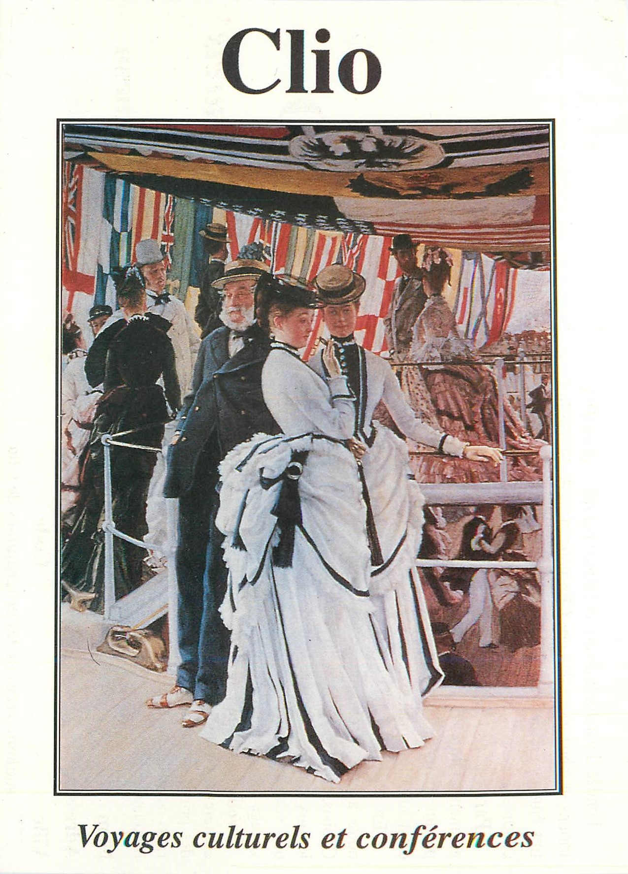 Clio — Voyages culturels et conférences — Agence Clio, 34 rue du Hameau, 75015 Paris