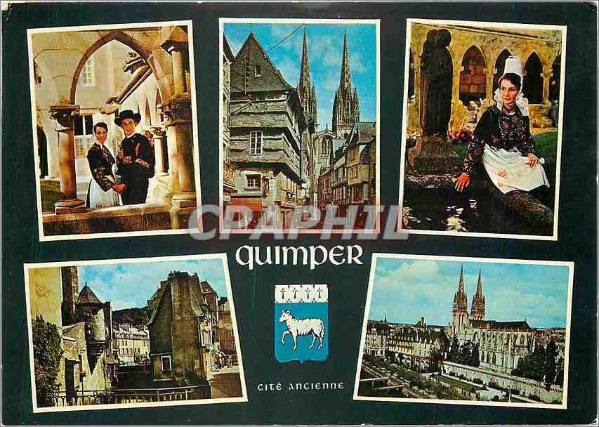 CPM Sur l'Odet Quimper Cite du Roi Gradion et ancienne capitale du Comte de Cornouiaille
