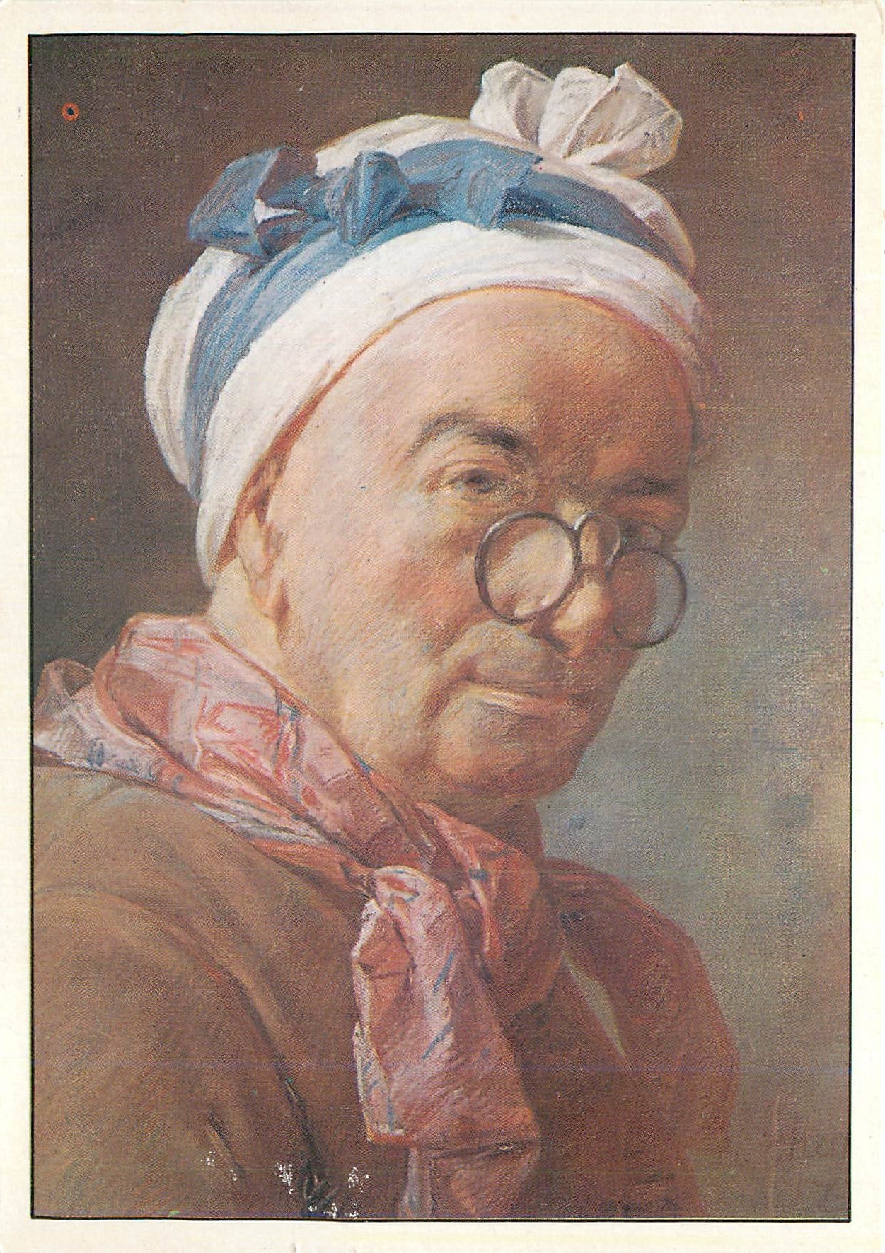 CPM Autoportrait aux Besicles Chardin Jean Baptiste Simeon