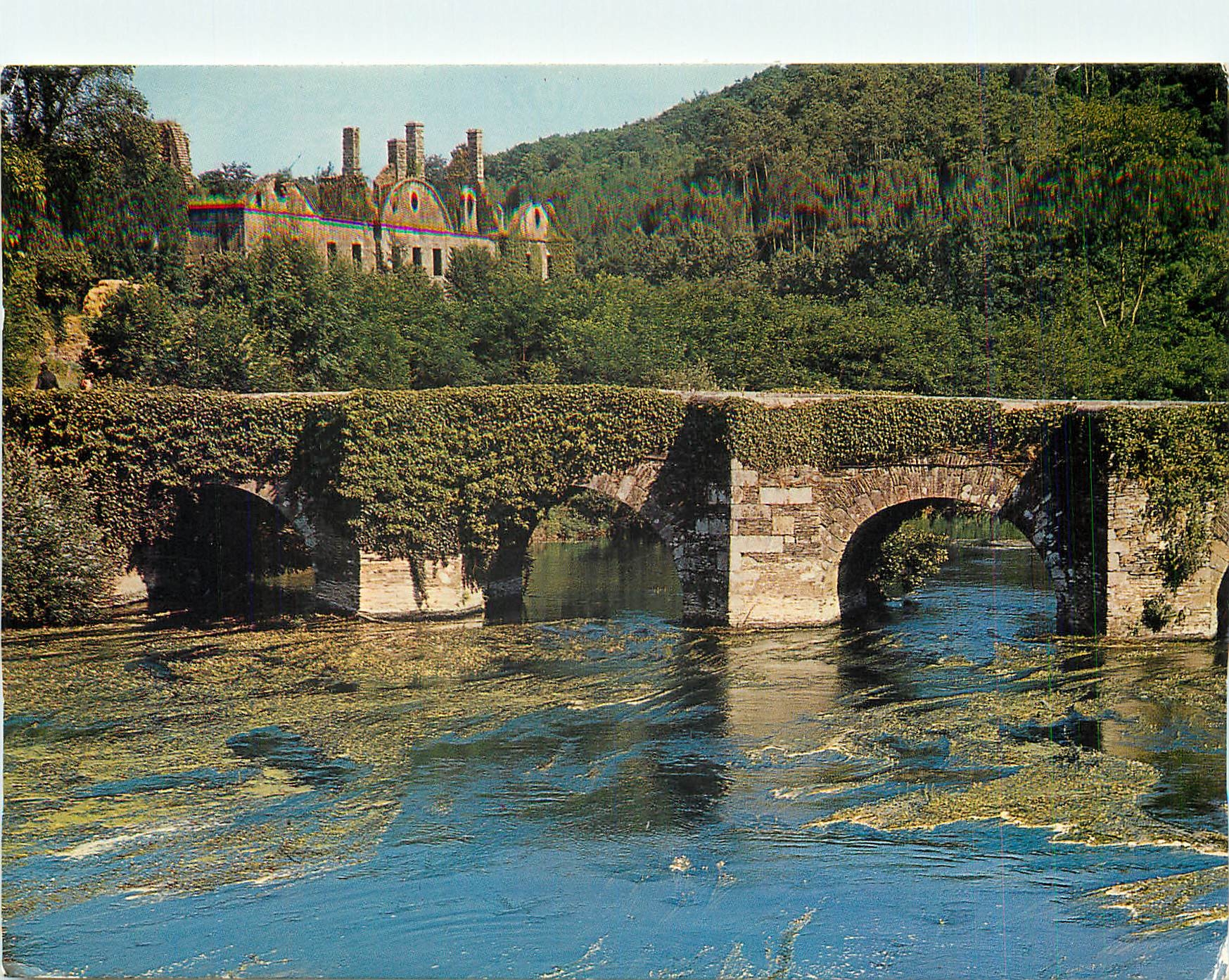 Pont ancien et ruines de l'Abbaye de Bon-Repos — Gouarec, 22570 — Éditions 'Jack' Brezagne