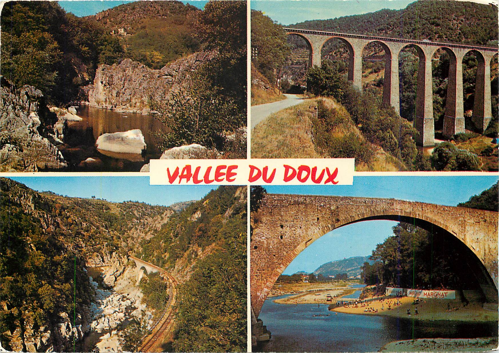 Vallee du Doux — Gorges, viaducs et plage — éditeur LARONCOLOR