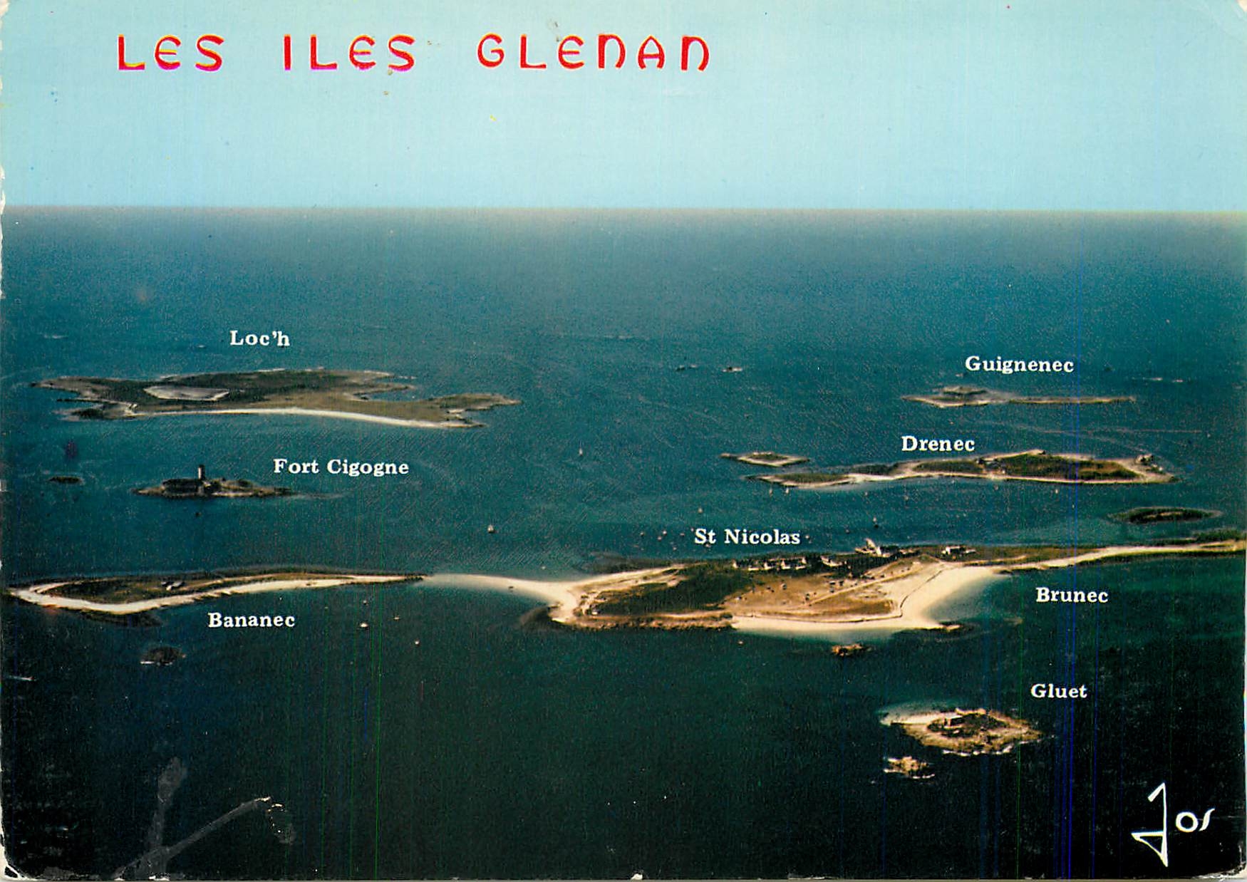 CPM La Bretagne en Couleurs Les Iles de Glenan au large de Concarneau