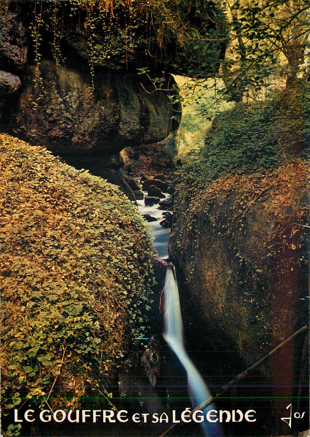 CPM Huelgoat (Finistere) Le gouffre et sa legende