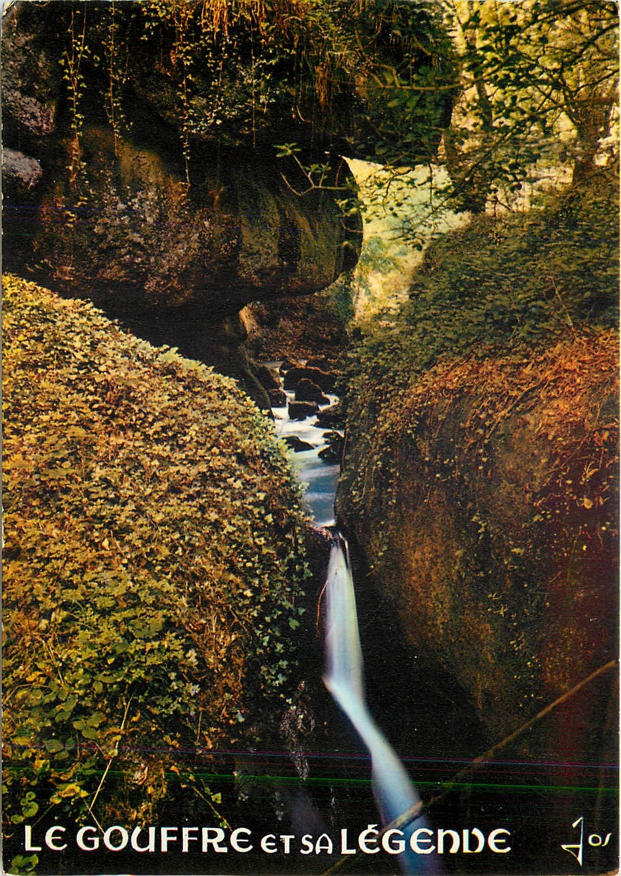 CPM Huelgoat (Finistere) Le Gouffre et sa legende
