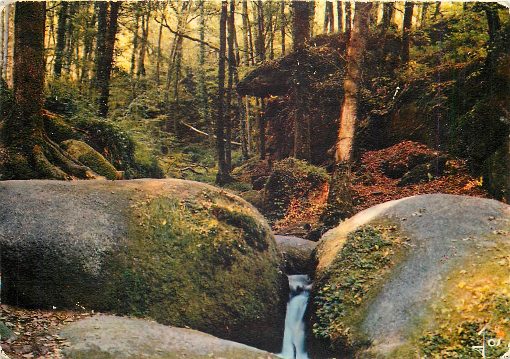 CPM Huelgoat (Finistere) Les rochers dans la foret