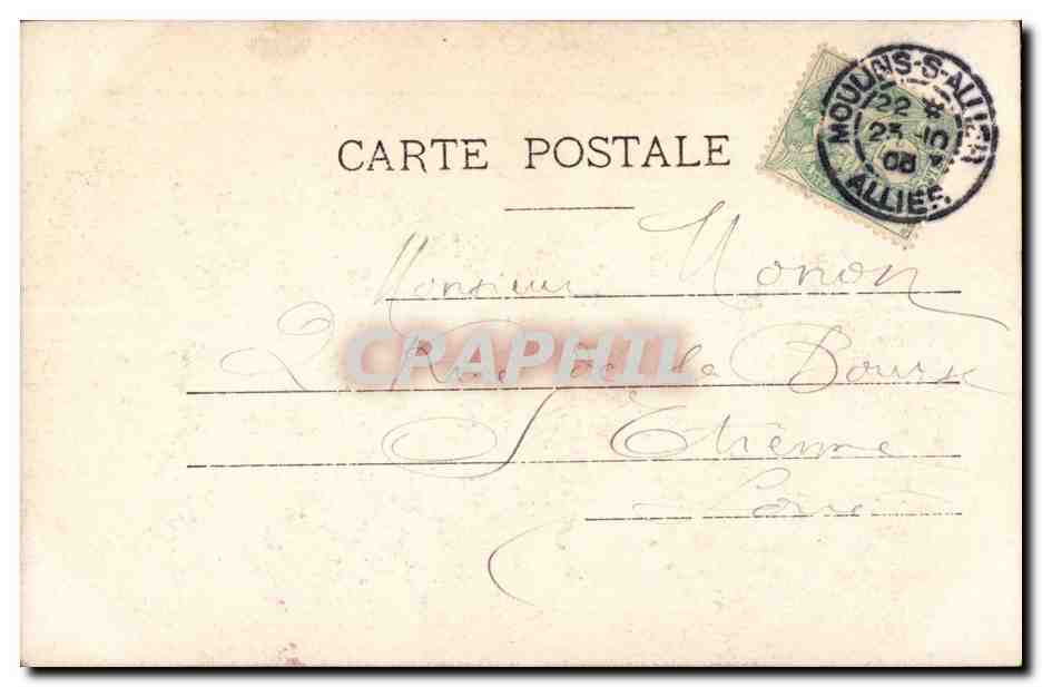 CPA Fantaisie Femme — Verso