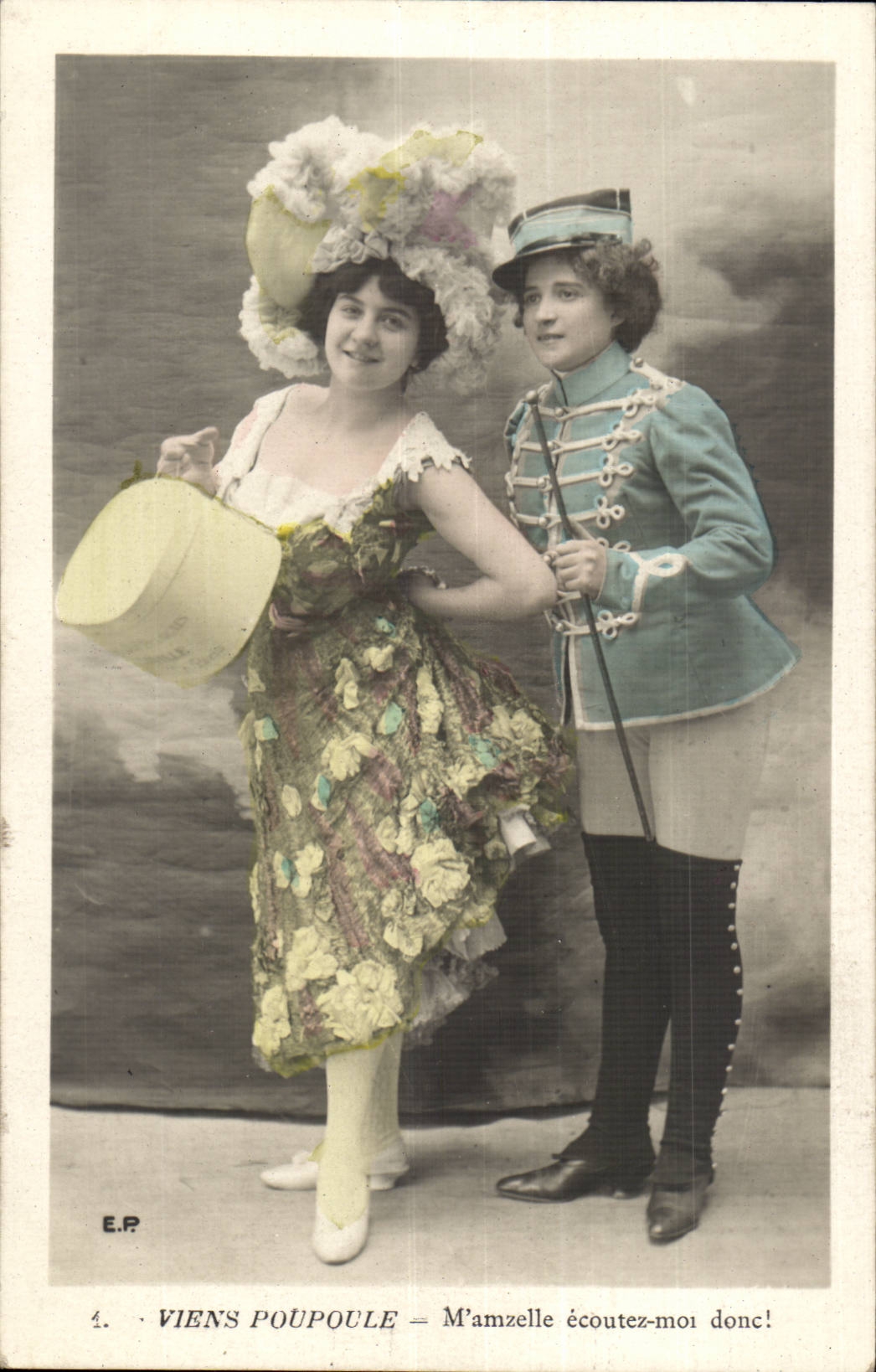 Deux comédiennes en costume de scène — E.P. n°4