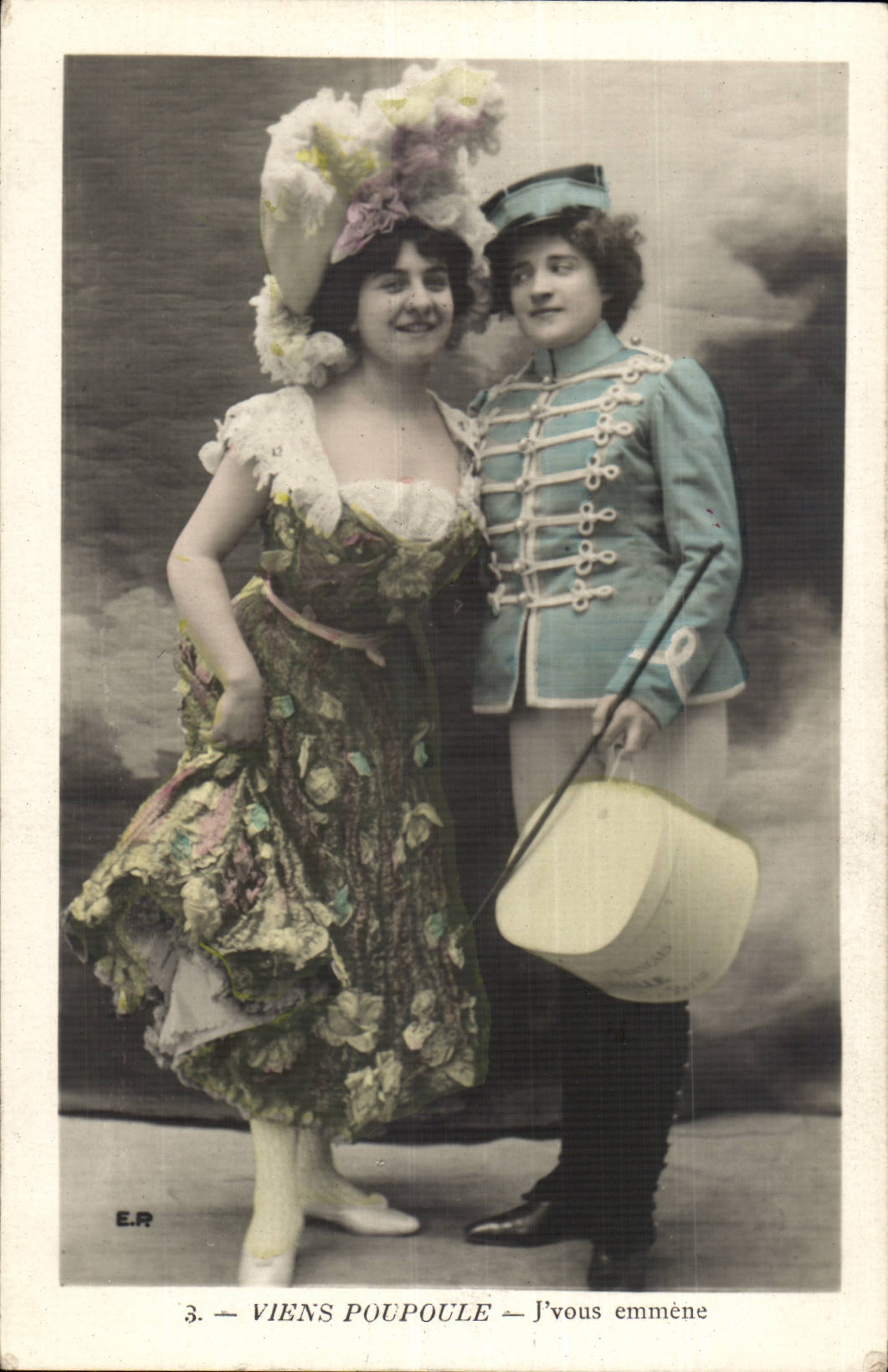 Deux comédiens — scène de music-hall — E.P. n°3
