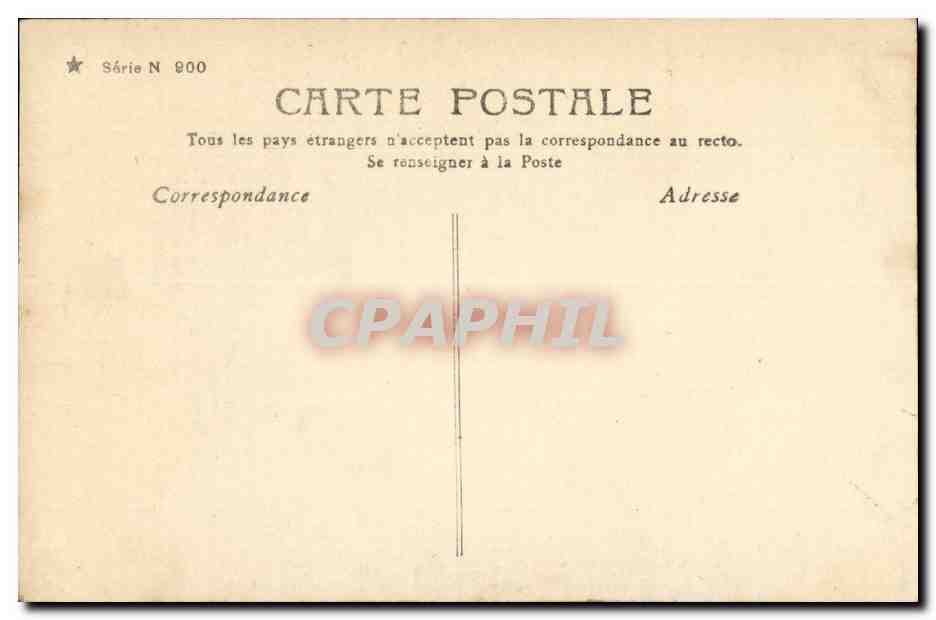 Cœurs inséparables battent à l'unisson — Série N 900 — Carte postale — Reverso