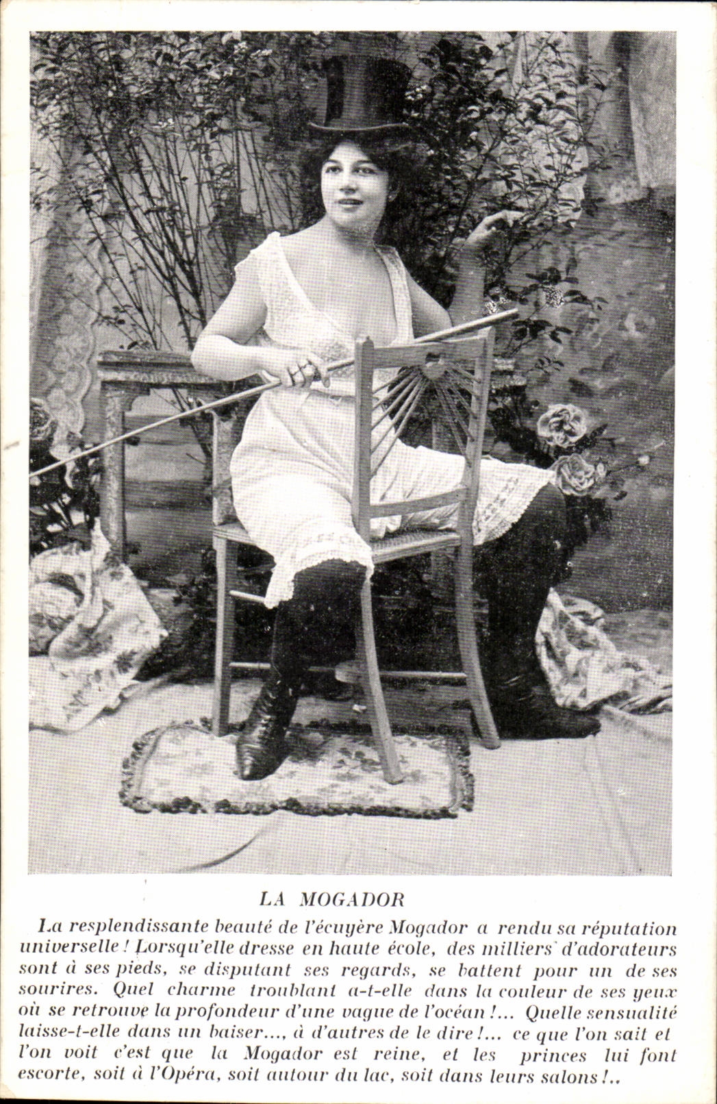 La Mogador — Portrait de la danseuse — éditeur non visible