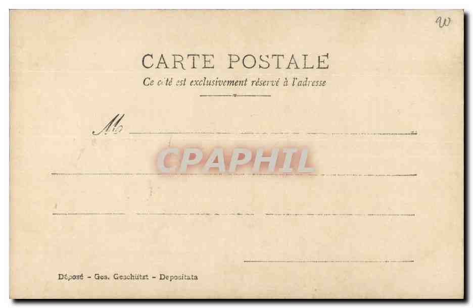 CPA Fantaisie Femme Couple — Verso