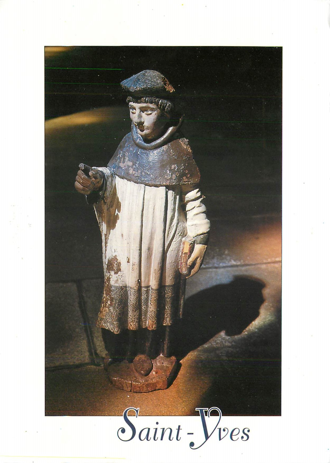 CPM La Statue Yves (Statue du XVIe s) Priere a Sainte Yves