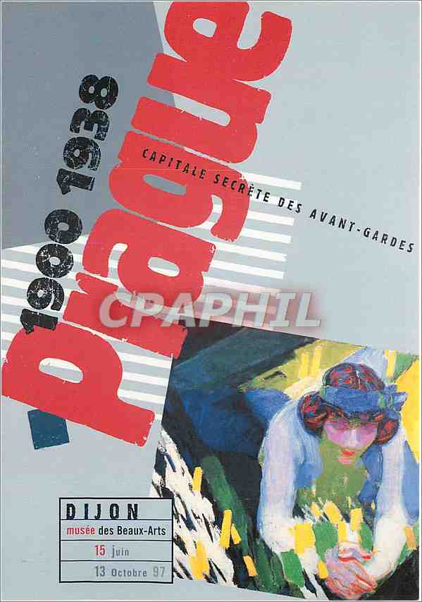 CPM Prague 1900 1938 Capitale Secrete des avant-gardes Musee des Beaux Arts Dijon