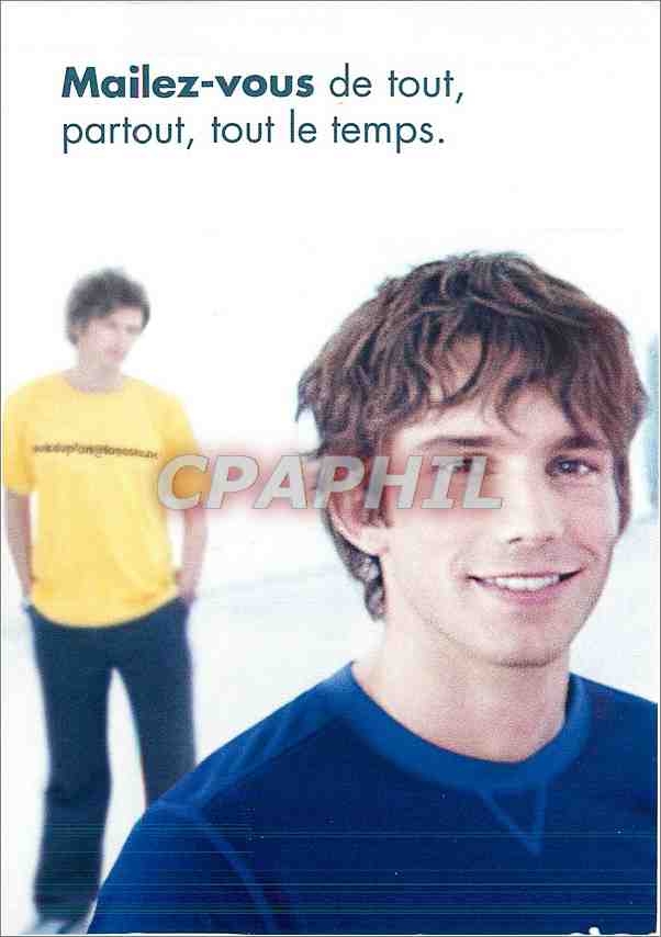 CPM Mailez vous de tout partout tout le temps La Poste