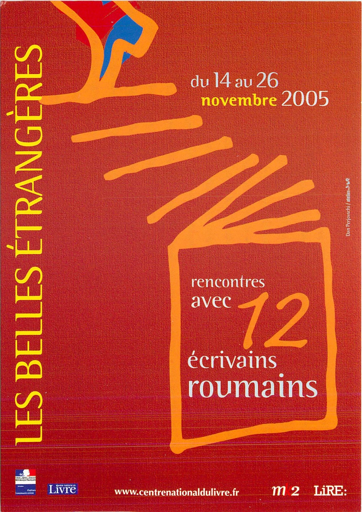 CPM Les Belles Etrangeres Ecrivains roumains Roumanie