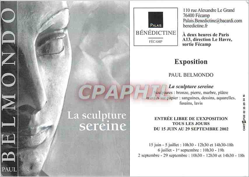 CPM Une idee pour Week end Benedictine — Rückseite
