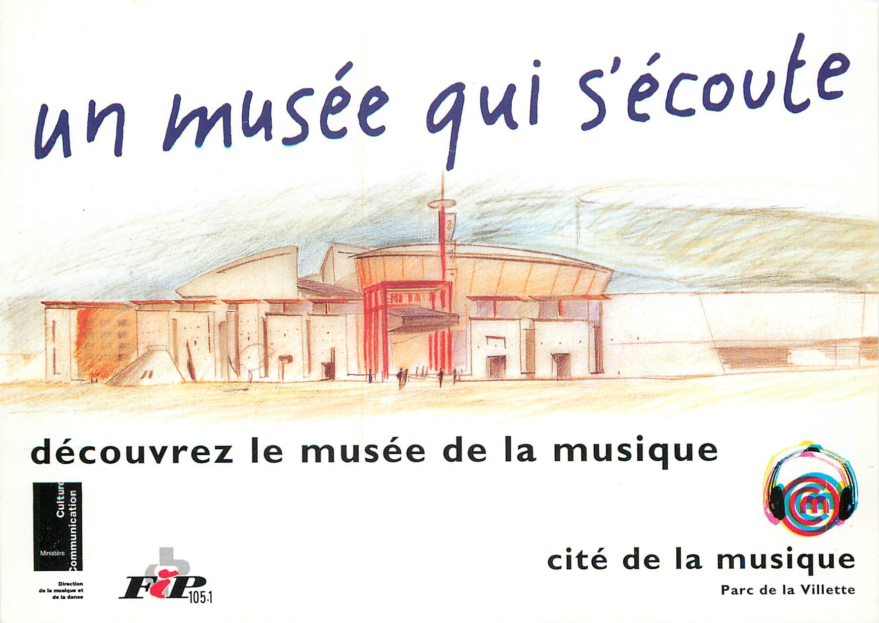 CPM Un Musee qui S'ecoute Cite de la Musique Paris Parc de la Villette