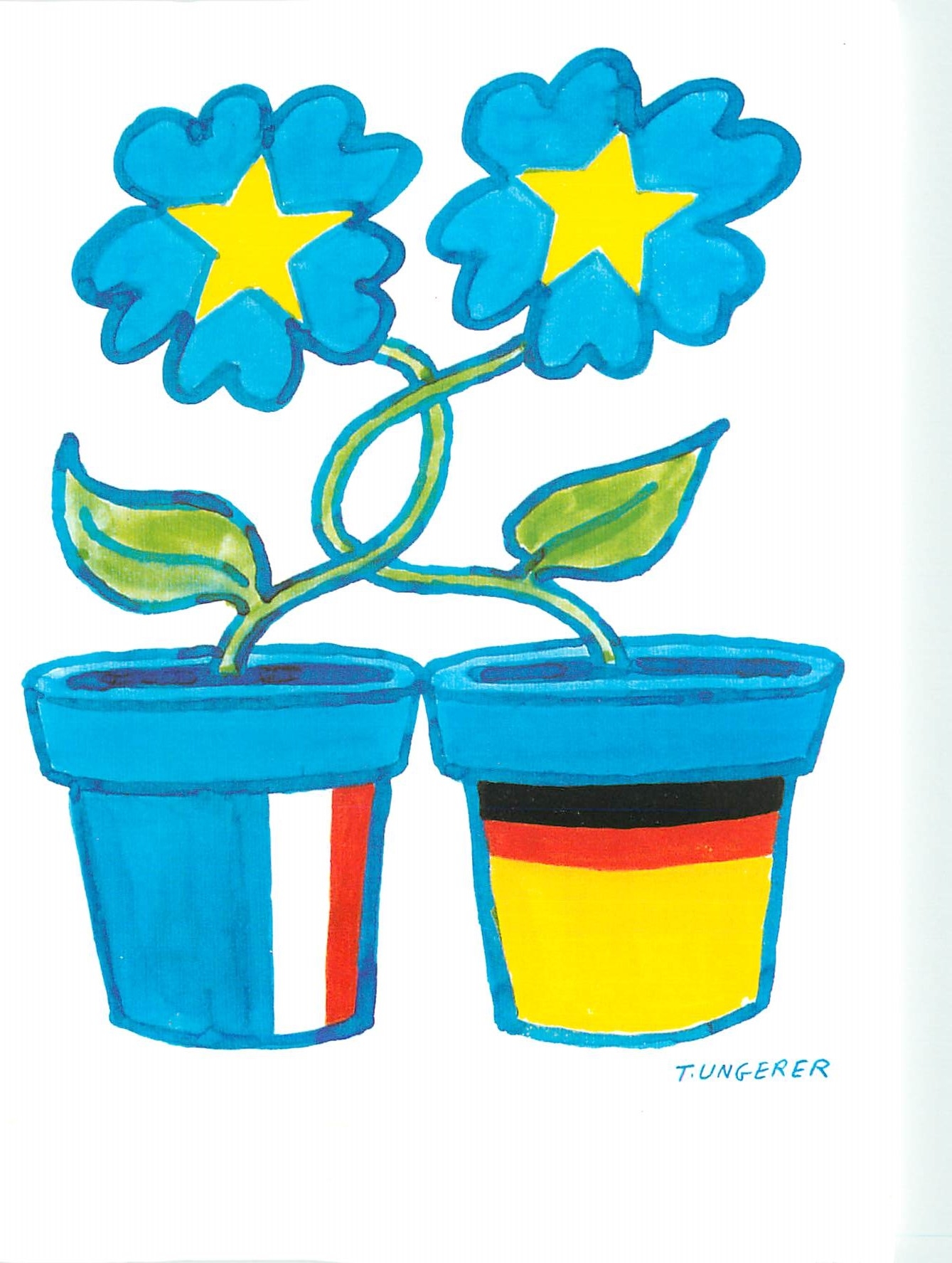 CPM Amitie Freudschaft Dessin de Tomi Ungerer