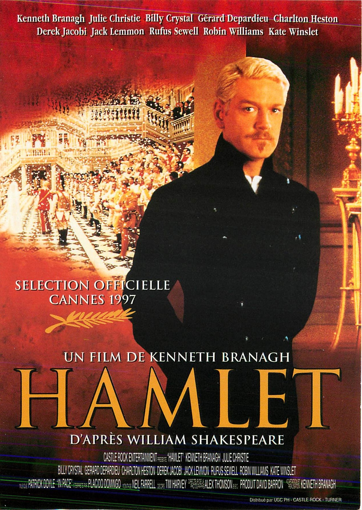 CPM Selection Officiel Cannes 1997 Hamlet William Shakespeare Kenneth Branagh