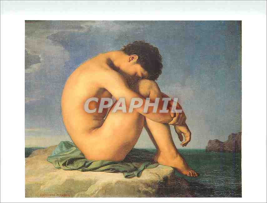 CPM Journee mondiale de lutte contre le SIDA AIDS Hippolyte Flandrin Musee du Louvre Paris