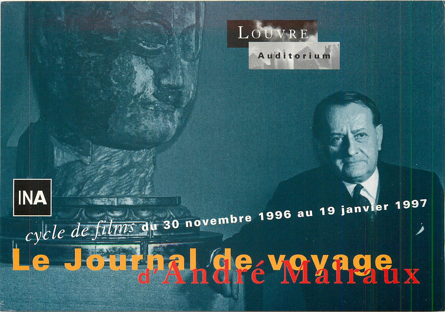CPM Le Journal de Voyage d'Andre Malraux Louvre Paris