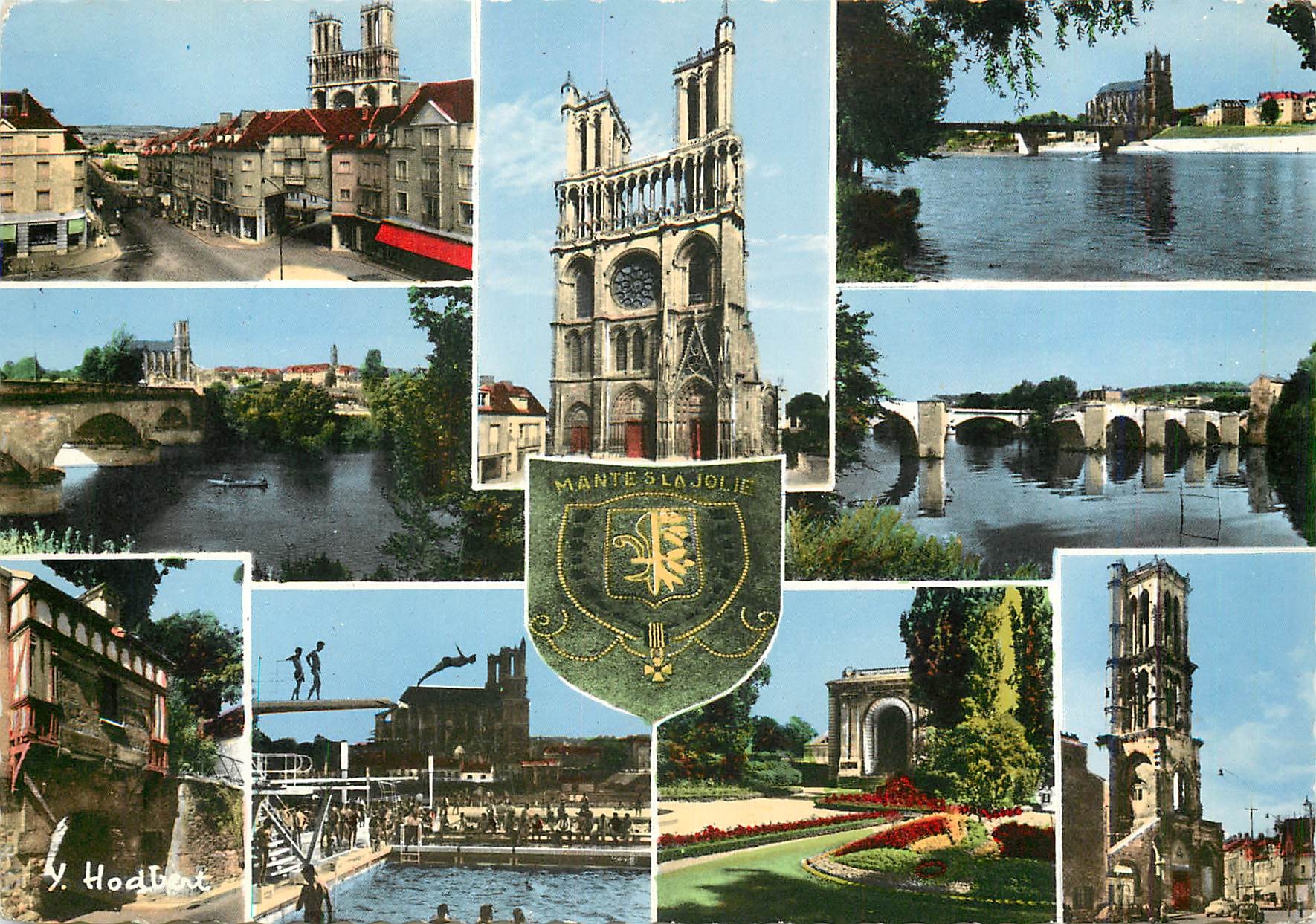 Mantes-la-Jolie — vue panoramique — Y. Hodbert
