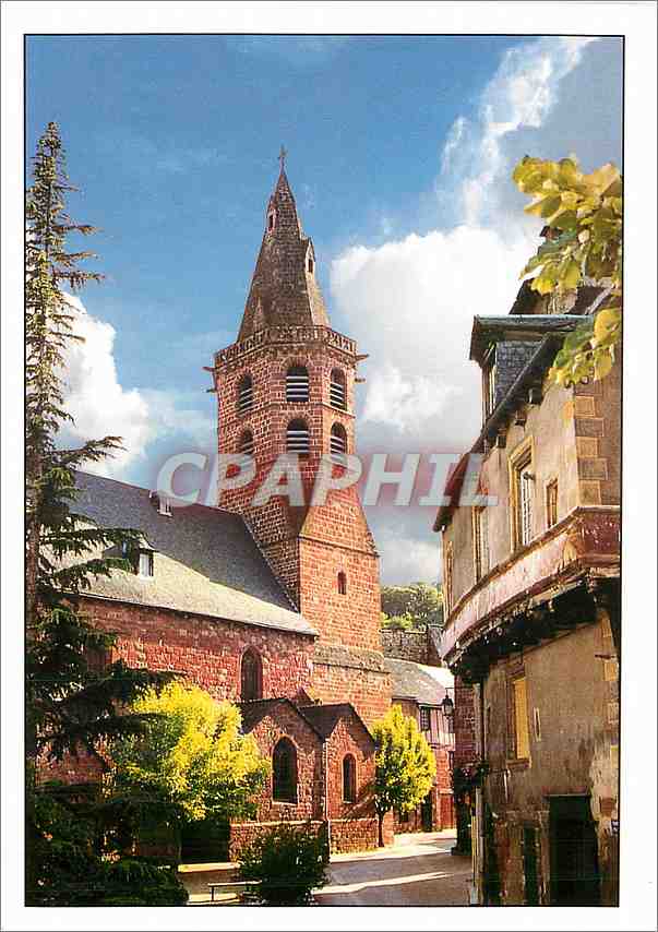 CPM Marlillac Vallon (Aveyron) Fin de journee sur l'Eglise de Marcillac