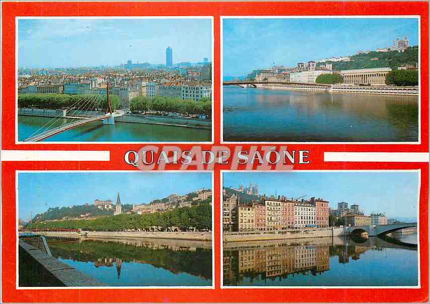 CPM Lyon les Quais de la Saone