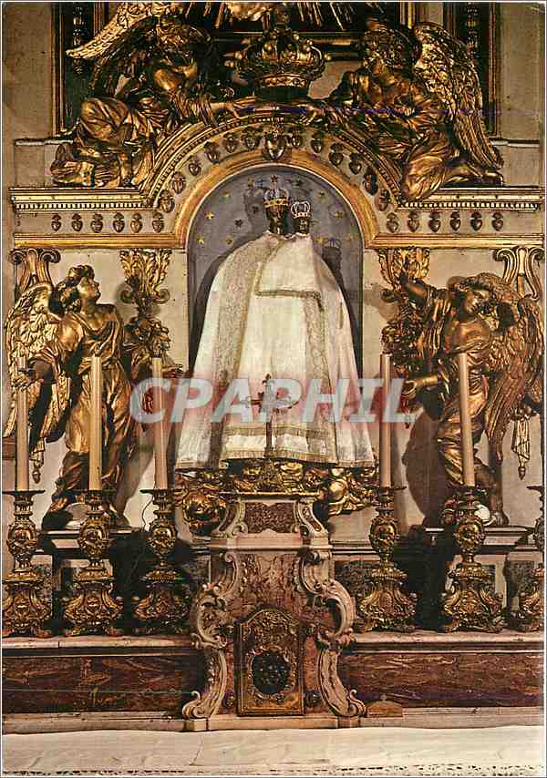CPM Lyon Fourviere Ancienne chapelle Autel de la Vierge Noire