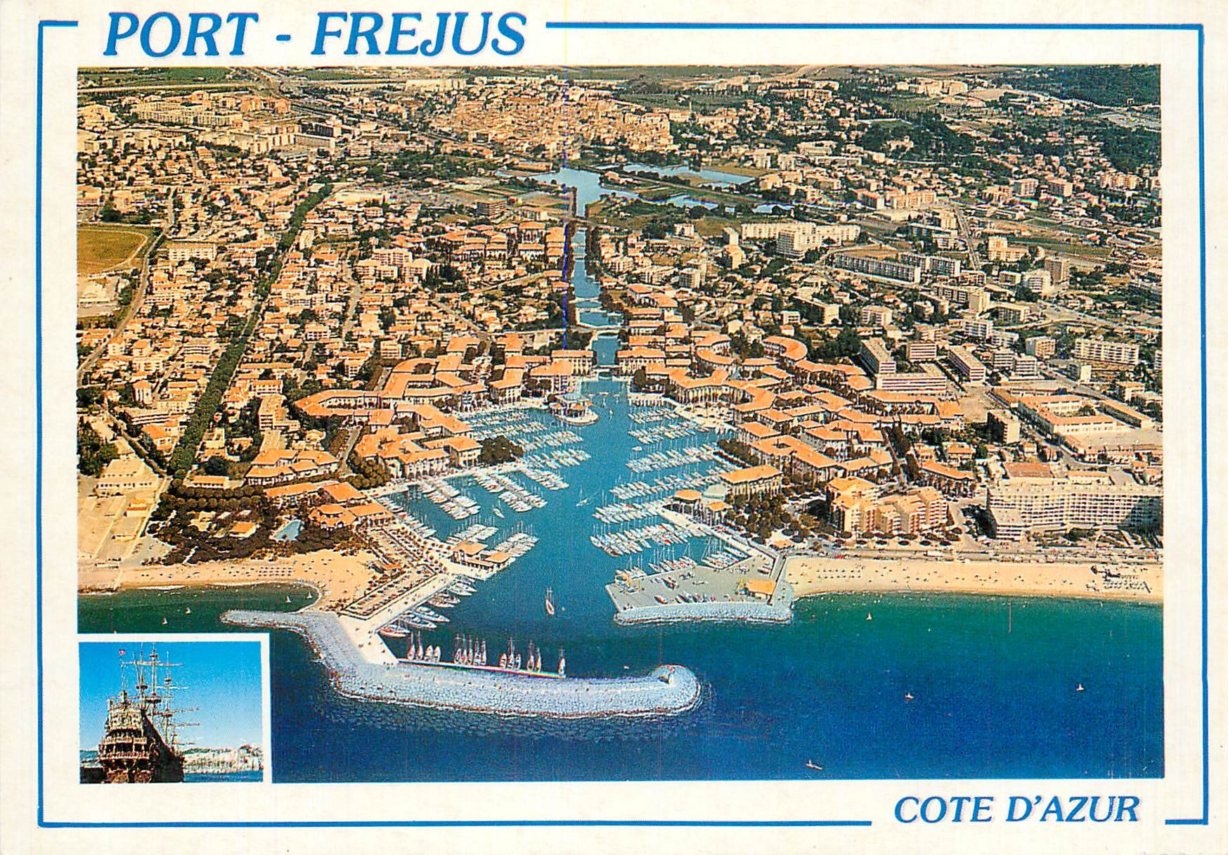 CPM La Cote d'Azur Port Frejus (Var) Intention de projet SEMAF