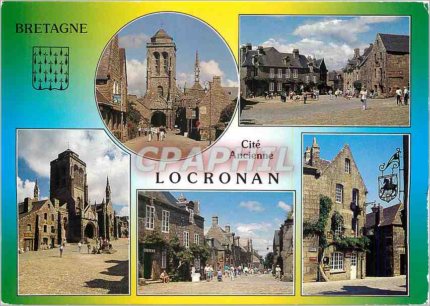 CPM Vieilles pierres Sainte en Bretagne Locronan