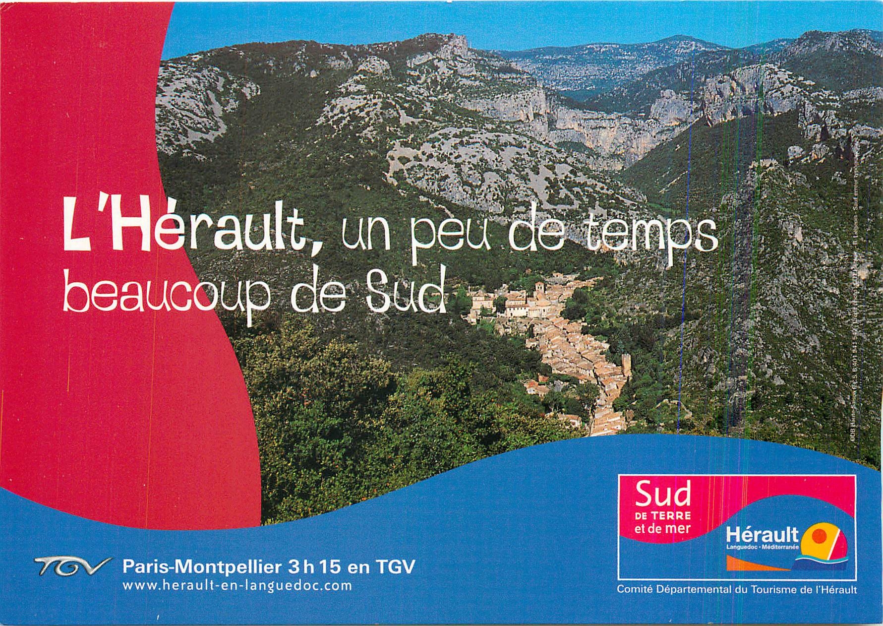 CPM L'Herault un peu de temps beaucoup de Sud Paris Montpellier