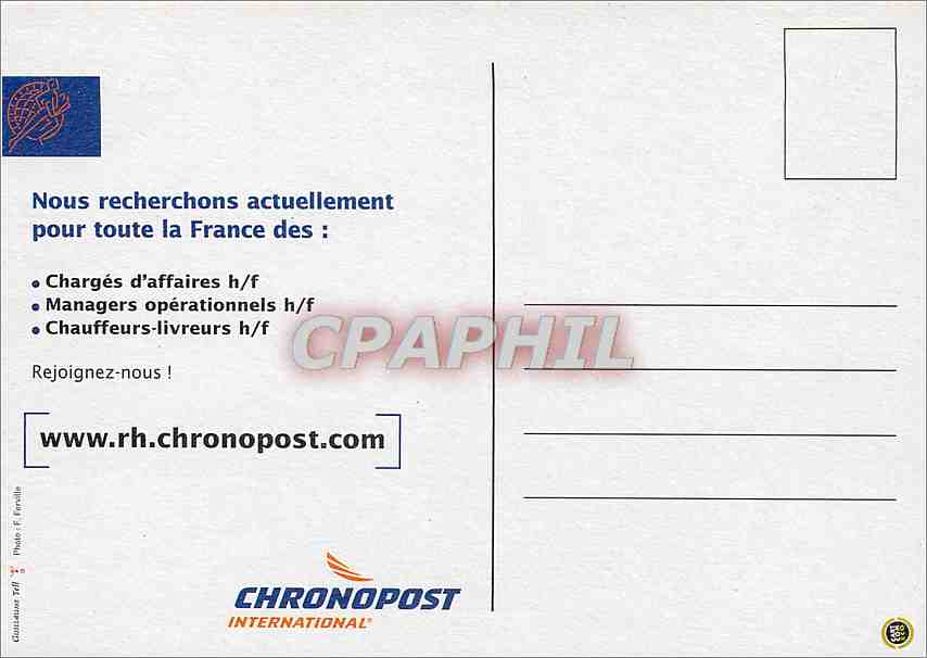 CPM On peut avoir besoin de travailler Chronopost — Verso