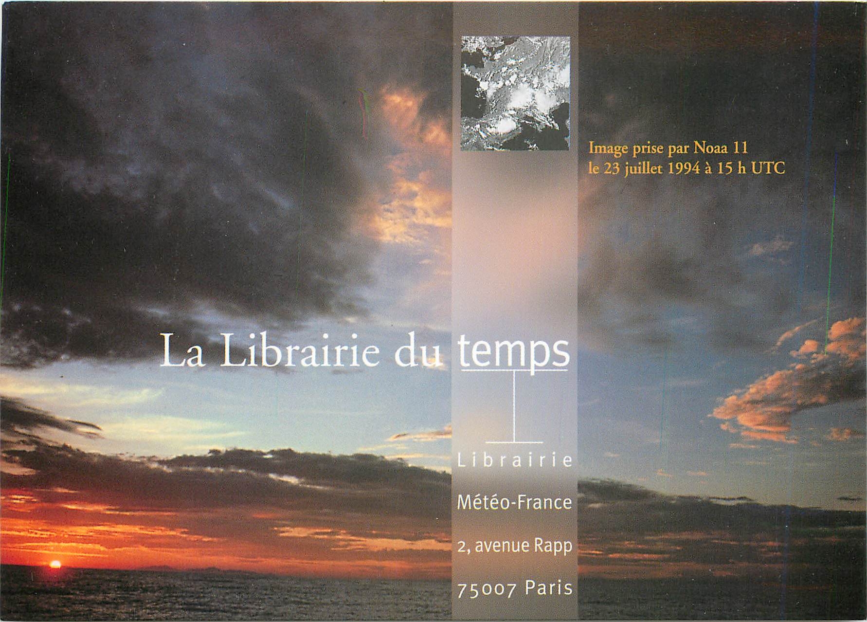 CPM La Librairie du Temps Librairie Meteo France Avenue Rapp Paris