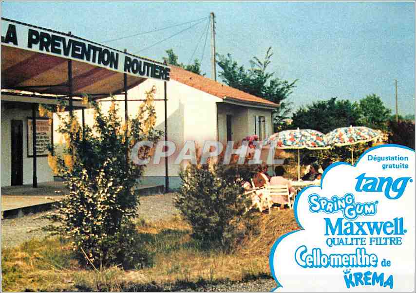 CPM Le Prevention Routiere Cafe Maxwell Tang Cello Menthe de Krema