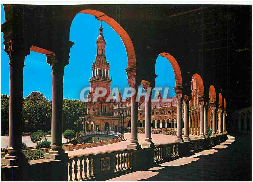 CPM Sevilla Galerie de la Place d'Espagne