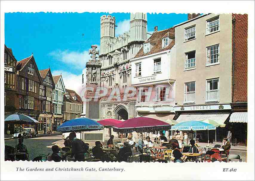 CPM Canterbury The Gardens and Christchuech Gate