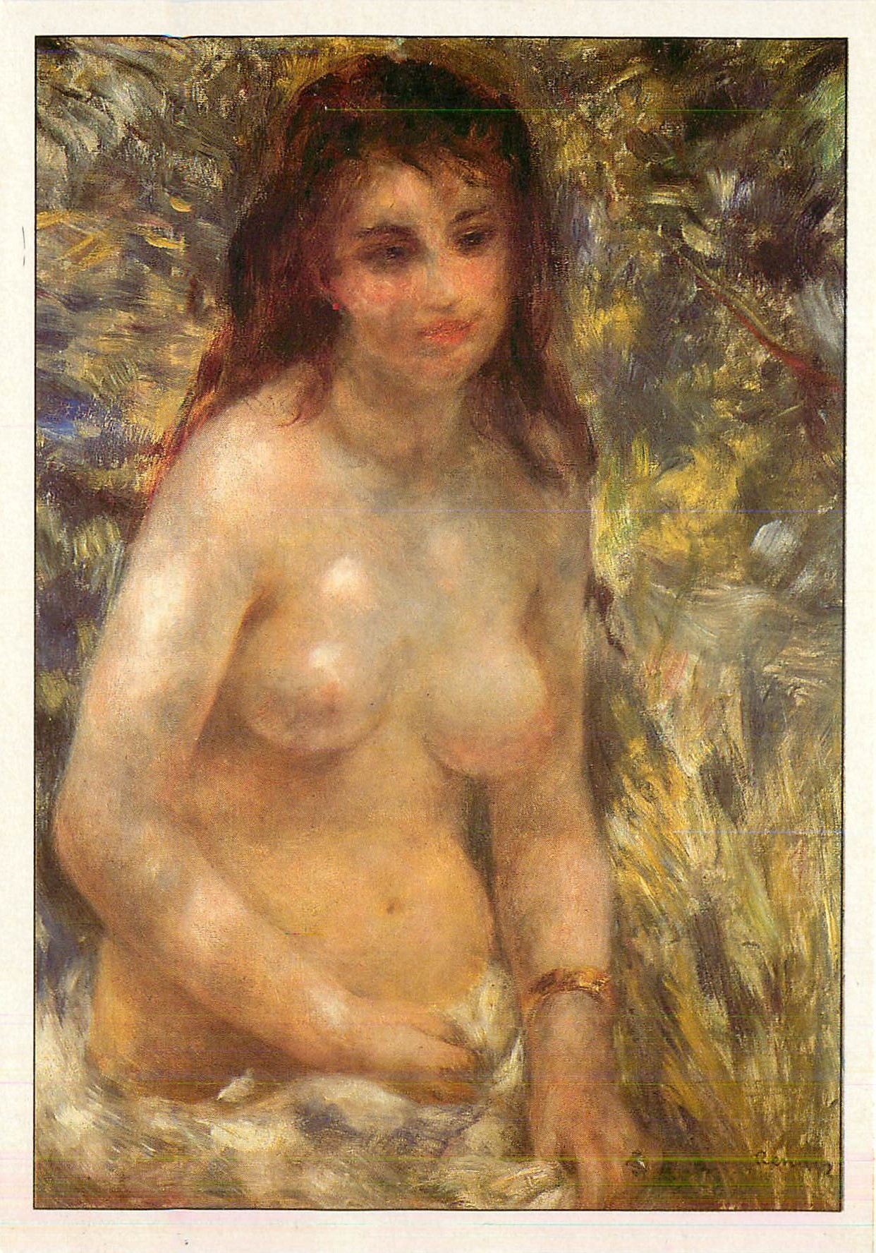 CPM Etude torse effet de soleil Renoir