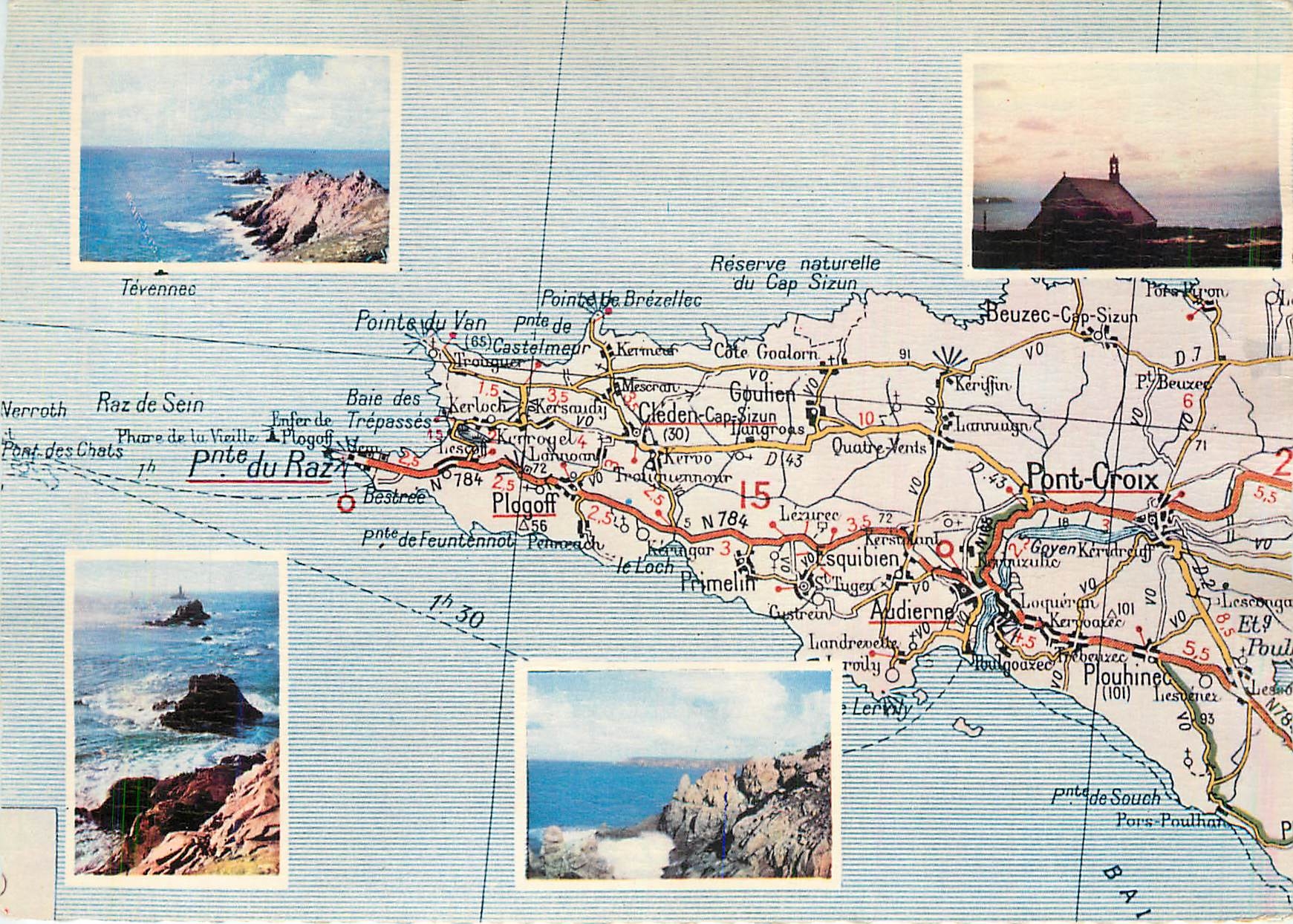 CPM La Pointe du Raz vue generale l'Extreme pointe la Pointe du Van