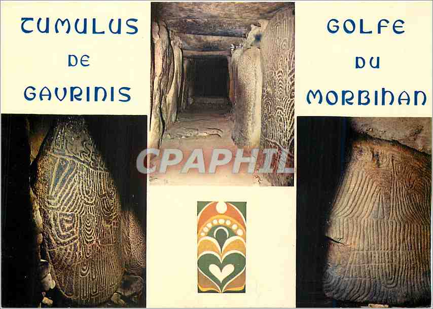 Tumulus de Gavrinis — Golfe du Morbihan — Éditeur IRIS JOS