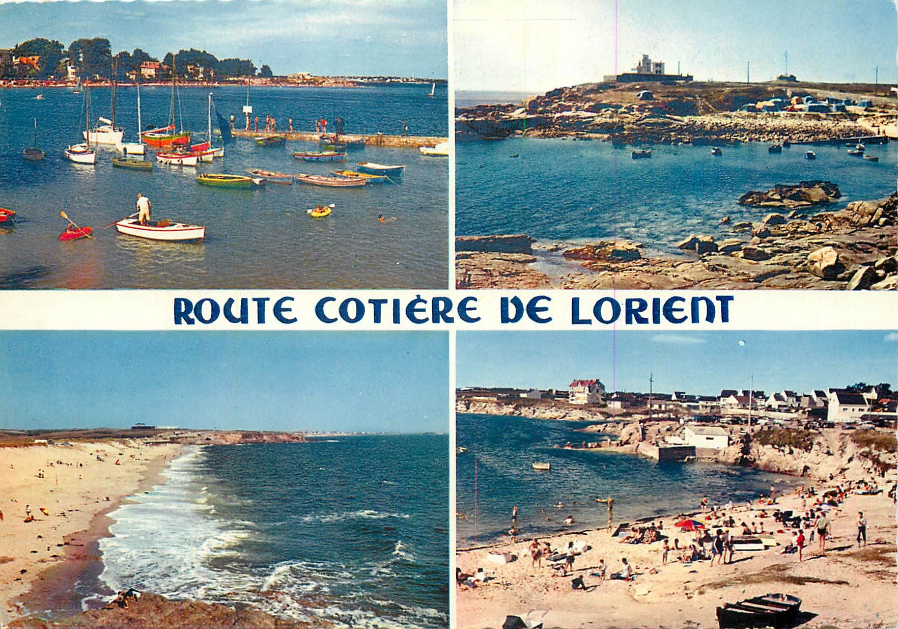 CPM La Bretagne en couleurs Route cotiere de Lorient