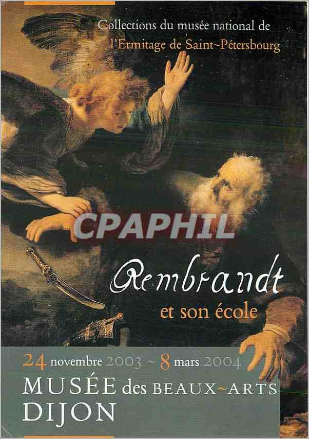 CPM Musees des Beaux Arts Dijon Rembrandt