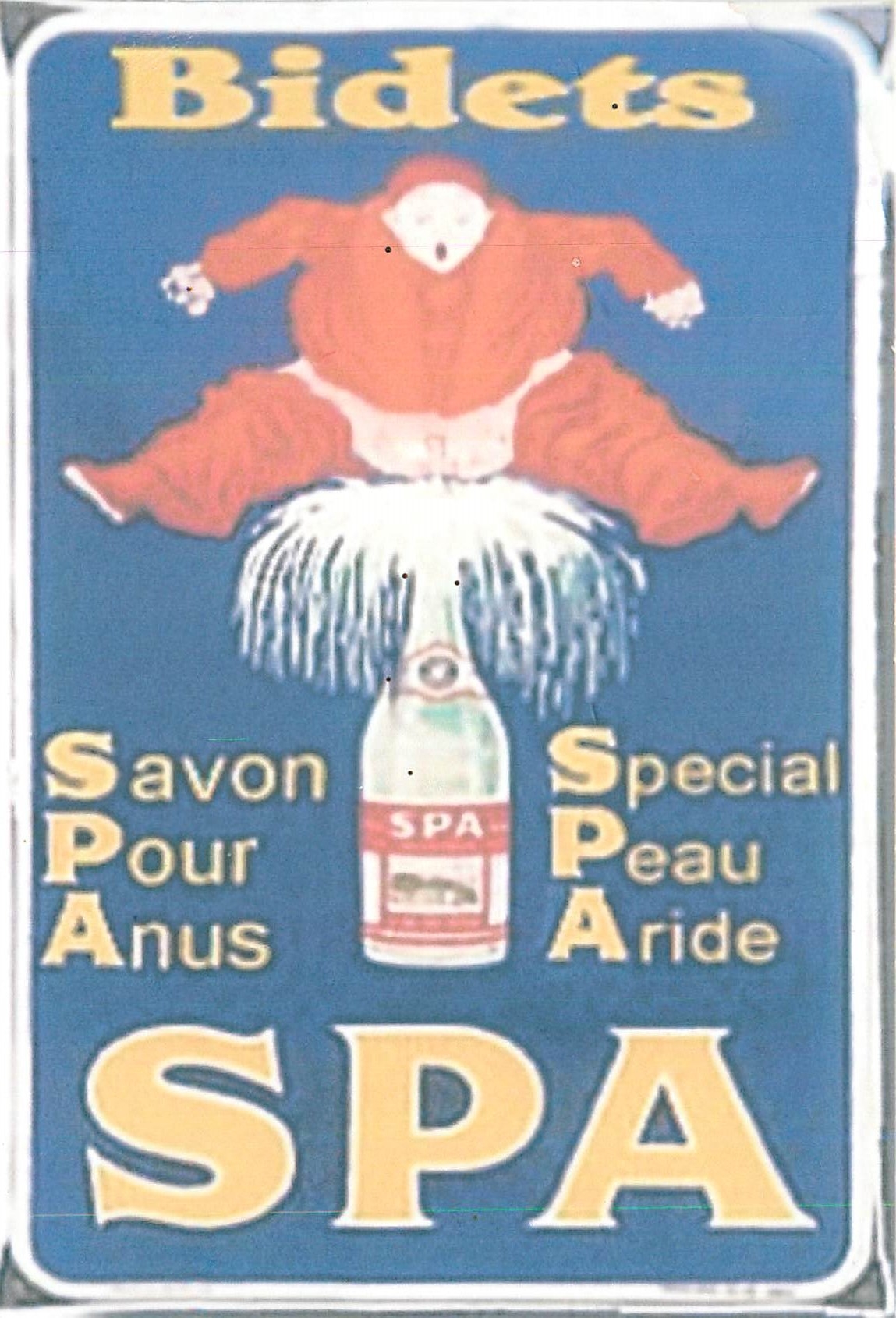 CPM Musee de l'Insolite Pastiches parodies creations originales Bidets Spa Savon pour anus 
