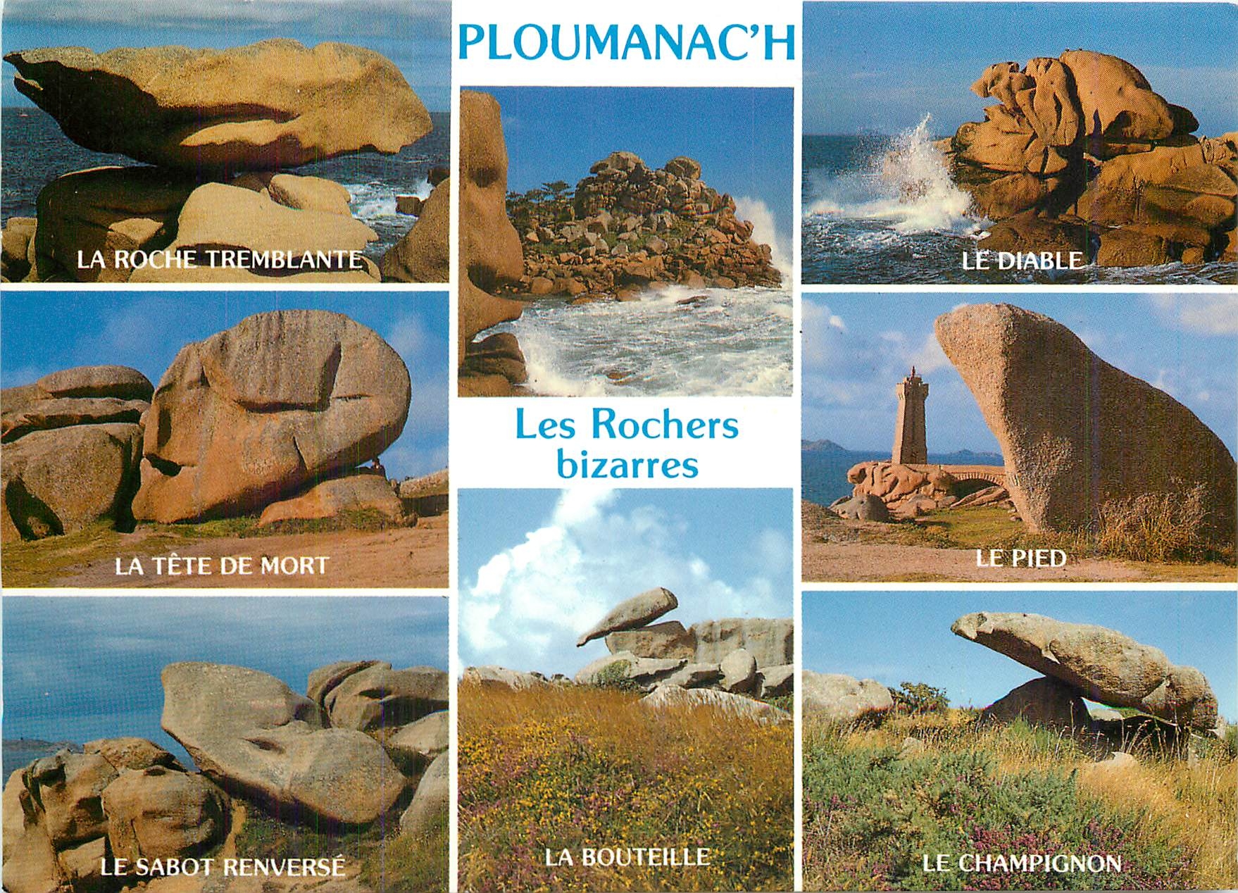 CPM Ploumanach La Cote de Granit Les rochers bizarres du sentier des Douaniers