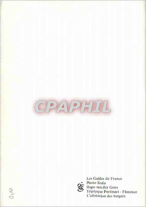 CPM Les Guides de France Higo van der Goes — Verso