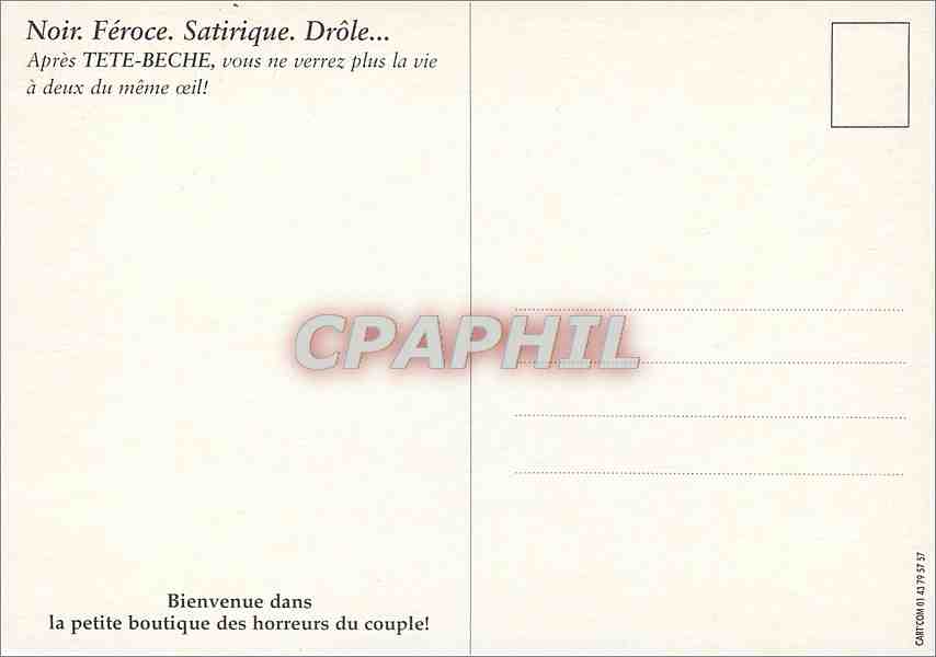CPM Tete Beche Spectacle de Gregoire Aubert Paris — Verso