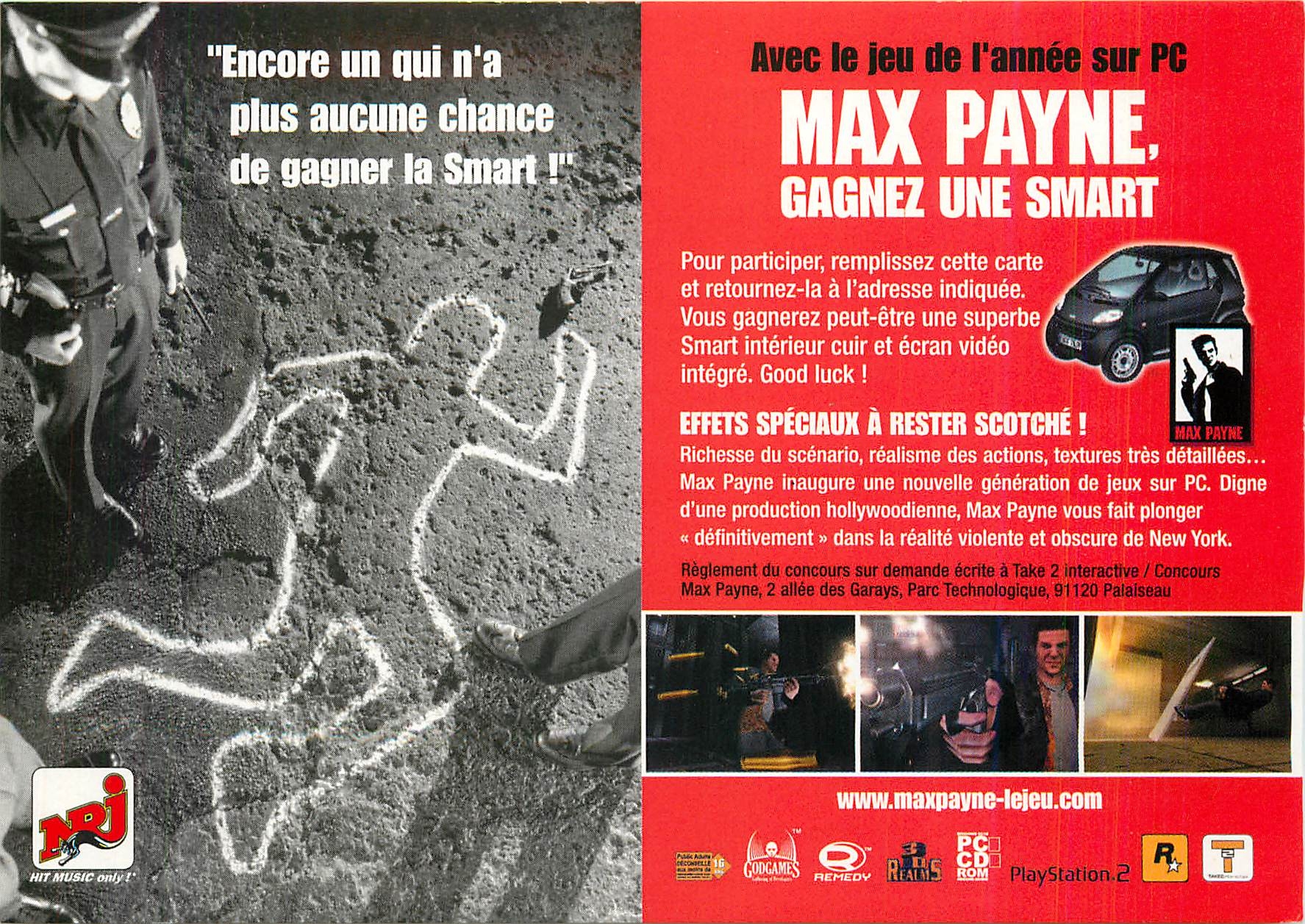 CPM Max Payne Gagnez une Smart