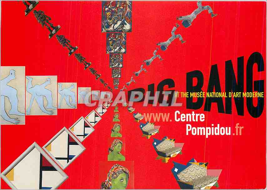 CPM At the musee national d'Art Moderne Centre Pompidou Big Bang