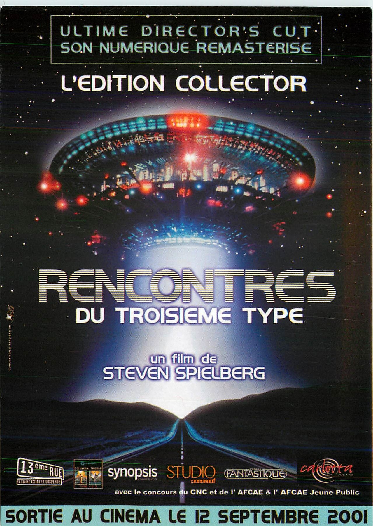 CPM Sortie le 12 septembre 2001 en eclusivite a paris au Gaumont Kinopanorama Steven Spielberg