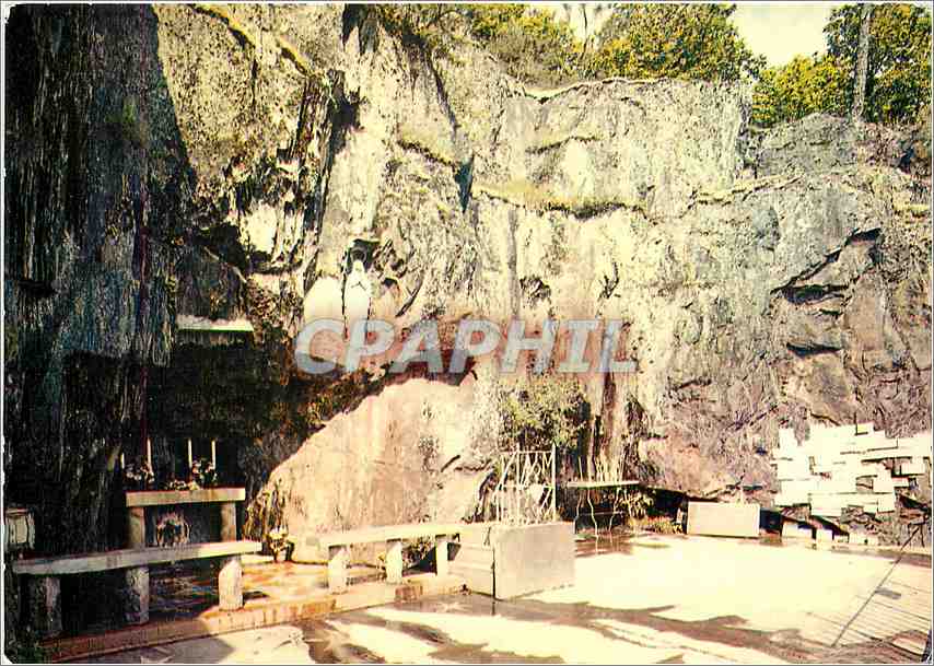 CPM Callac en Plumelec Grotte N D de Lourdes